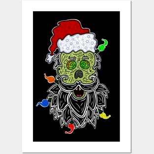 Zombie Santa Posters and Art